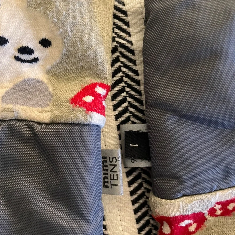 mimiTENS - Childrens Mittens Bunny🐰& Mushrooms 🍄 (Size 1)